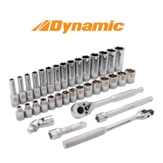 3/8" DRIVE 35 PIECE 6 POINT STANDARD/DEEP METRIC SOCKET SET