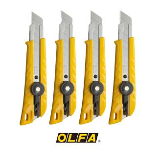 4 PC CLASSIC HEAVY DUTY RATCHET-LOCK UTILITY KNIFE