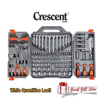 150PC 1/4” AND 3/8” DRIVE SAE/METRIC TOOL SET