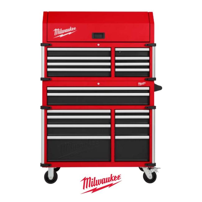 41” HIGH CAPACITY INDUSTRIAL 18-DRAWER STEEL STORAGE CHEST & CABINET
